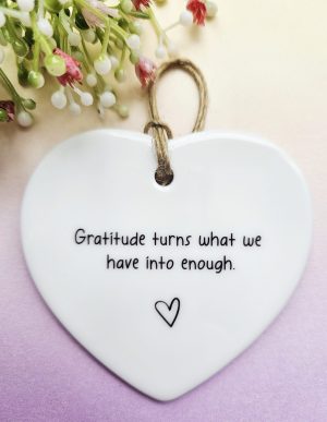 Gratitude Turns What We Have Into Enough, Inspirational Quote