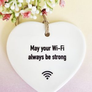 Personalized Going-Away Gift for University Students | Ceramic Heart Keepsake, Dorm Decor, Gift Box Included