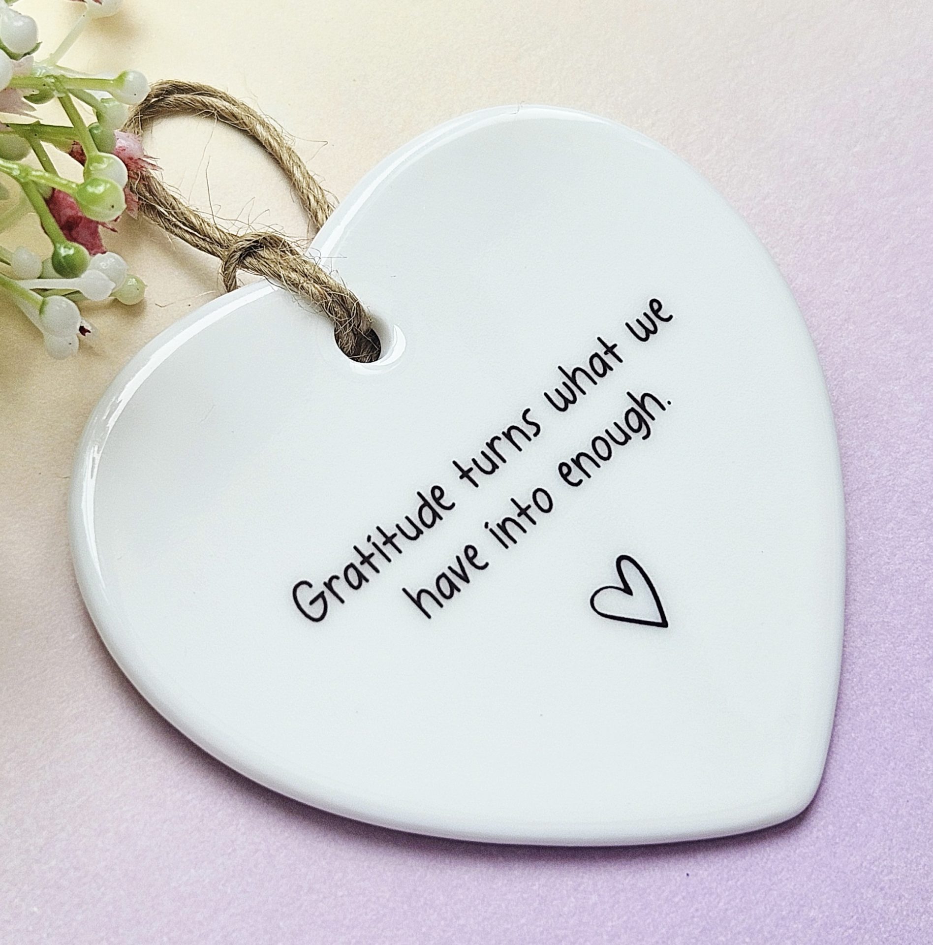 Gratitude Turns What We Have Into Enough, Inspirational Quote - Image 2