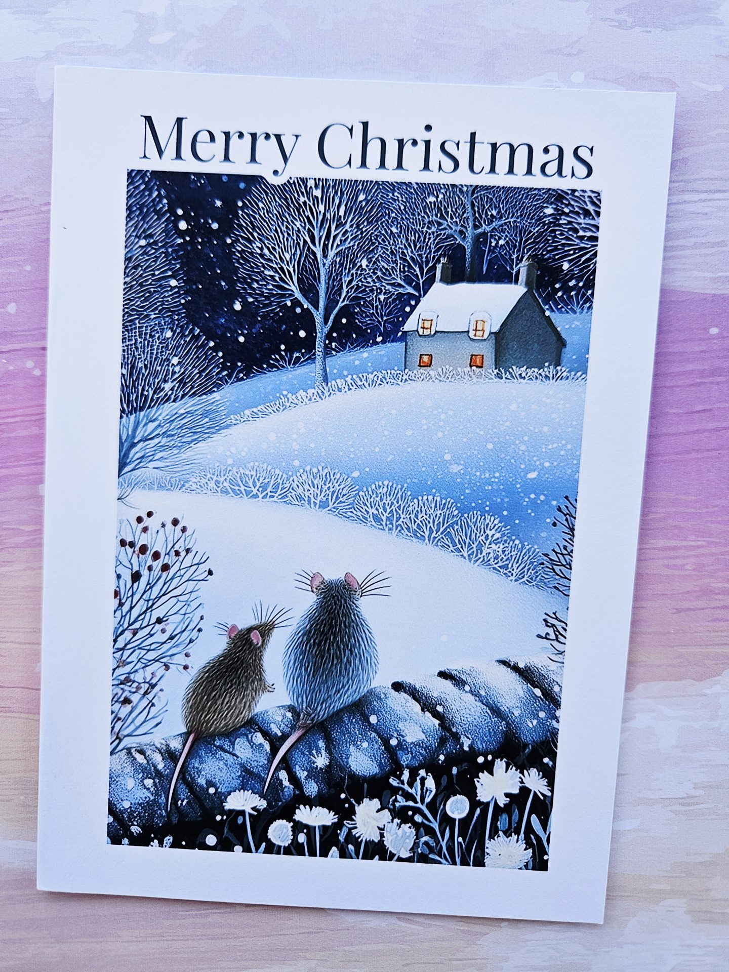 Woodland Animal Christmas Cards – Set of 6 Handmade - Image 7