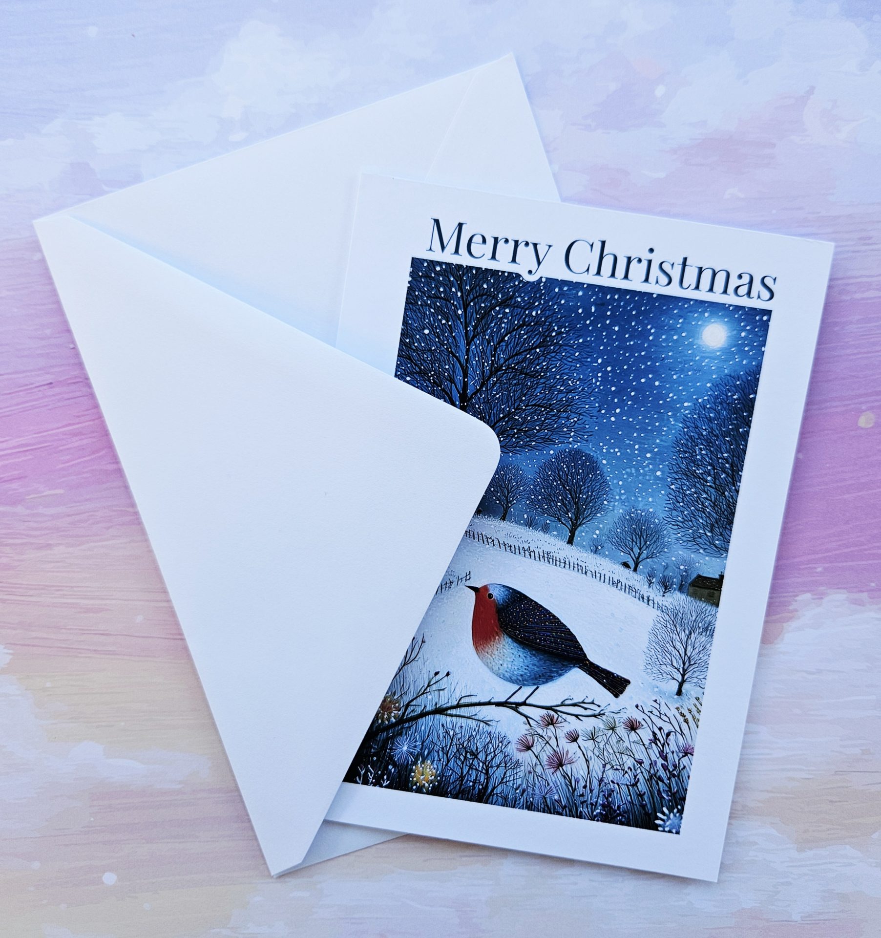 Woodland Animal Christmas Cards – Set of 6 Handmade - Image 13