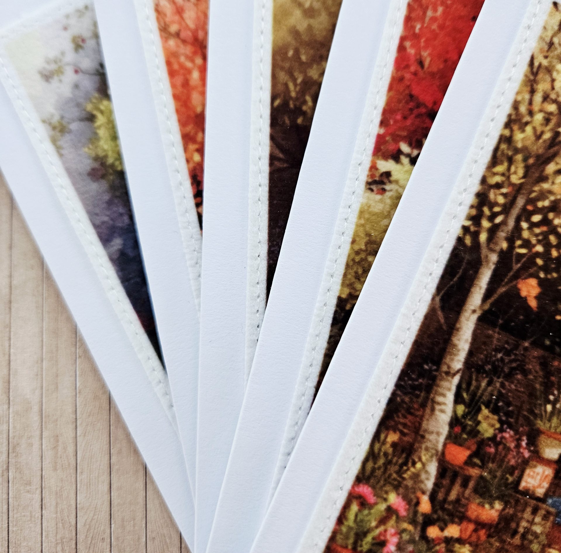 Handmade Garden Shed Fabric Greeting Cards – Set of 5 - Image 11