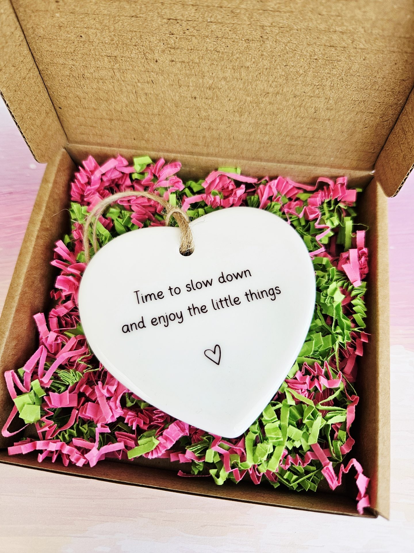 mindfulness wellbeing ceramic decoration