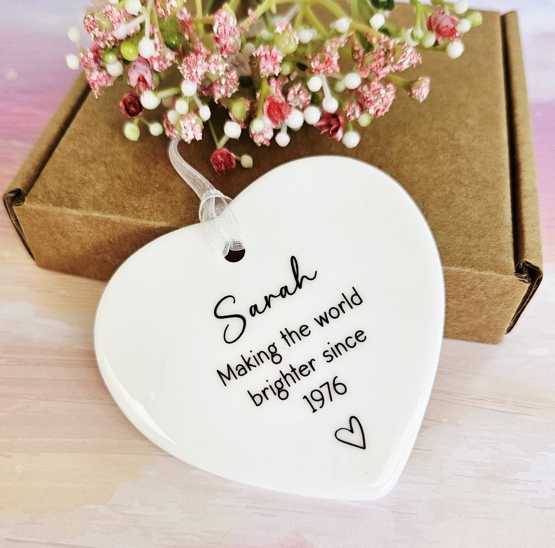 personalised ceramic birthday gift UK