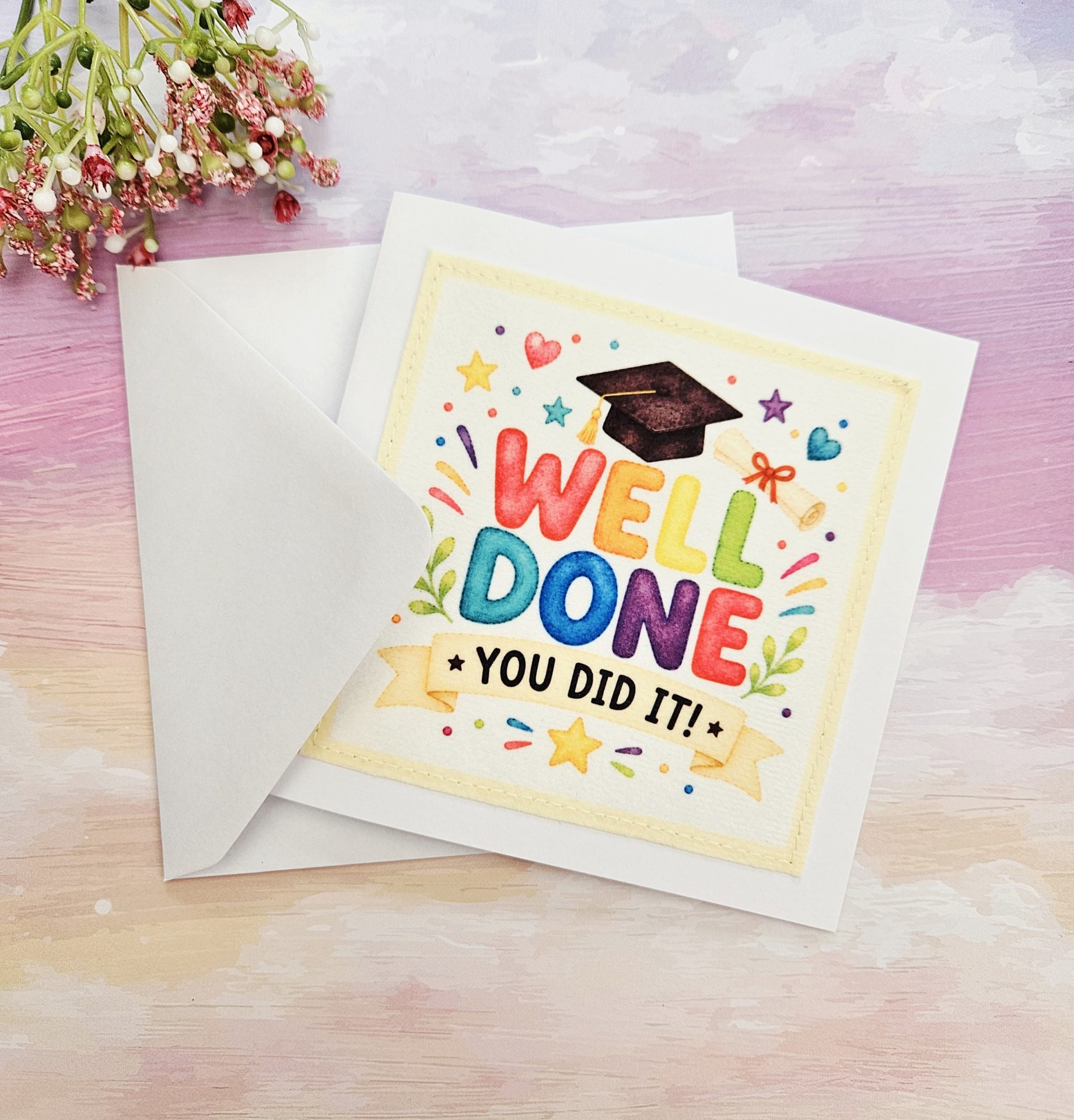personalised graduate congratulations card