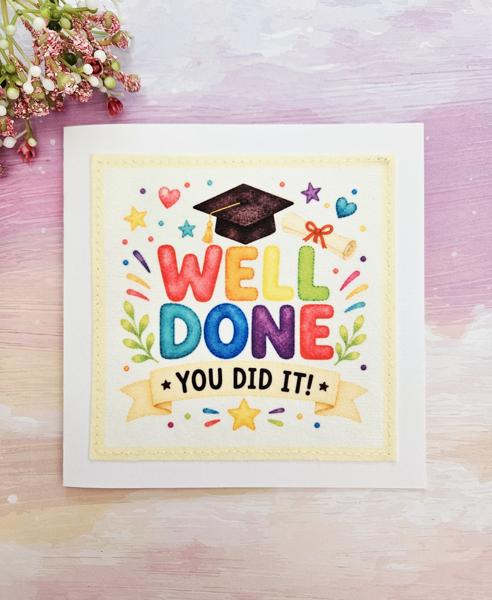 personalised graduation card
